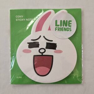 Line Friends Cony Stationary‎ Post-It Note Pack New! Sticky Notes Rabbit Bunny